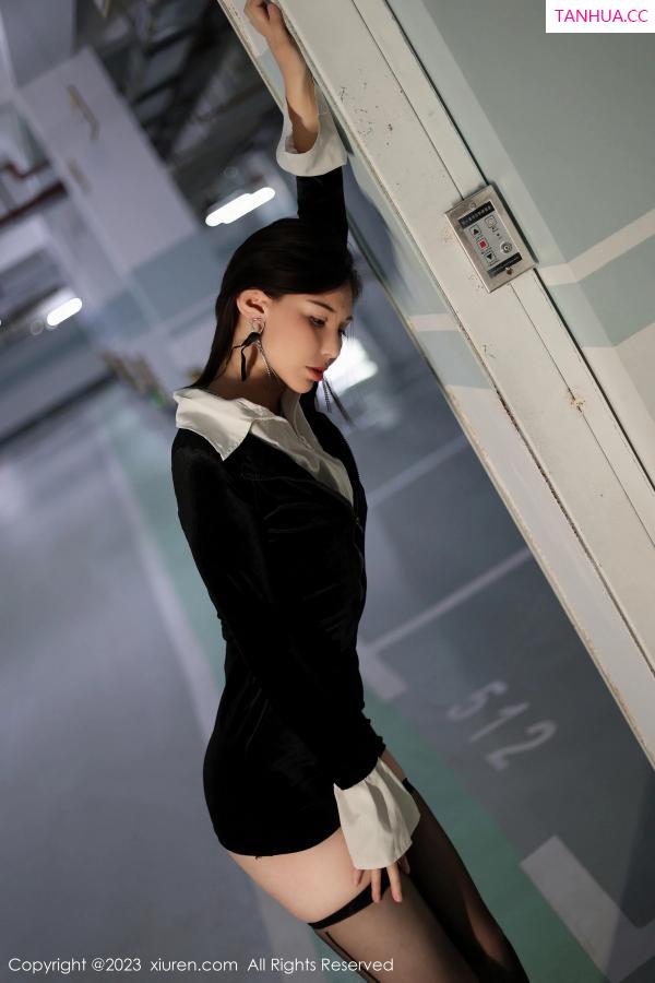 薛曼柔  [XiuRen]高清写真图 2023.11.09 No.7634 曼柔 黑丝美腿第3张图片
